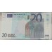 NETHERLANDS 2002 . TWENTY 20 EURO BANKNOTE . EUROPEAN UNION